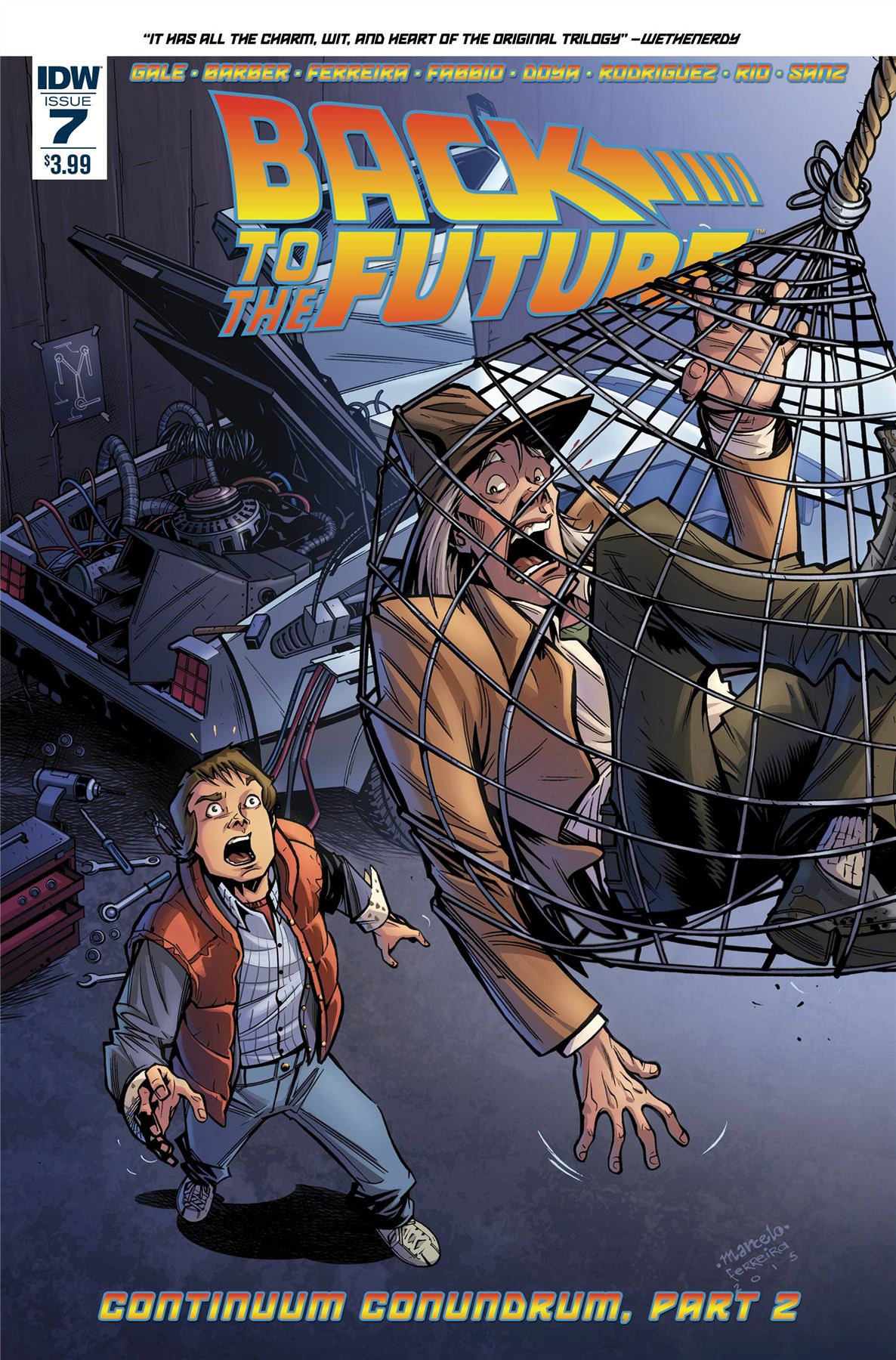 Back To The Future #7 Idw Publishing Comic Book