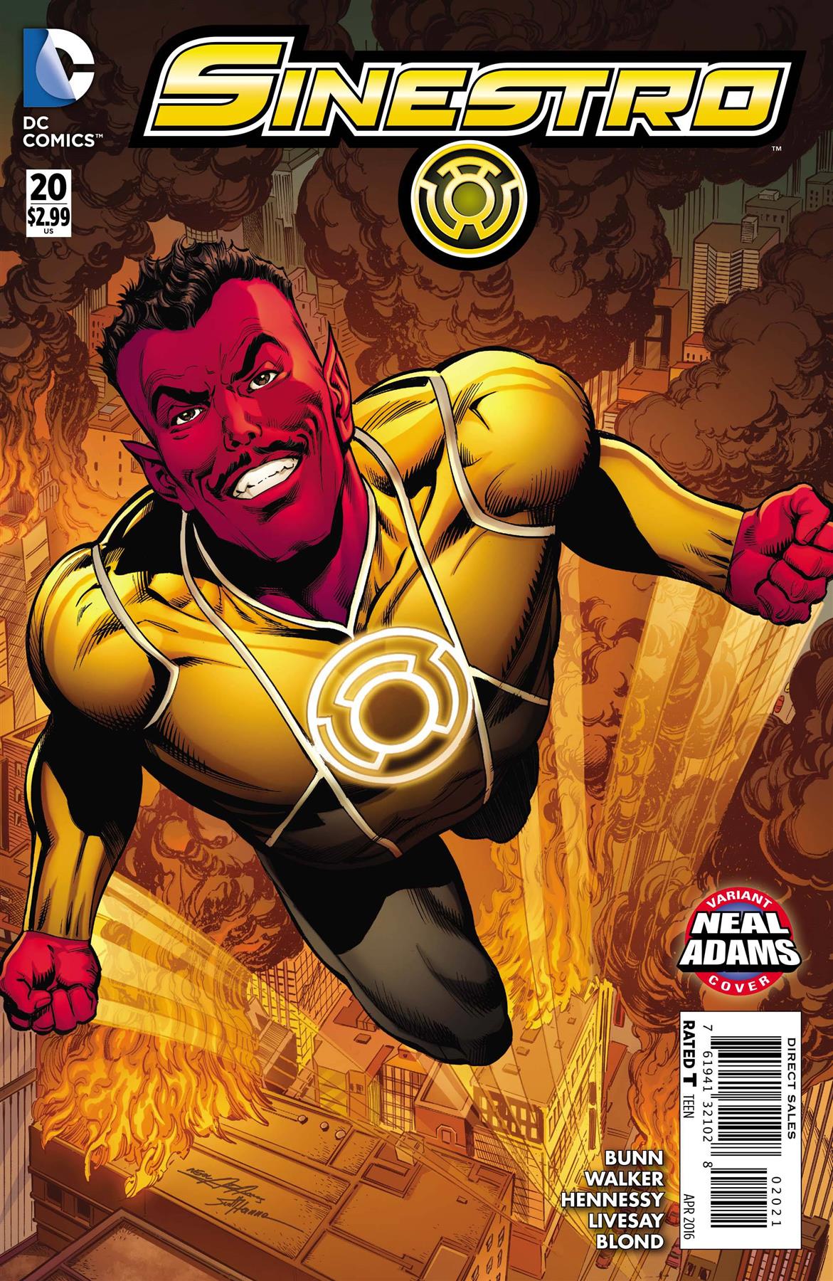 Sinestro #20 Neal Adams Var Ed DC Comics Comic Book