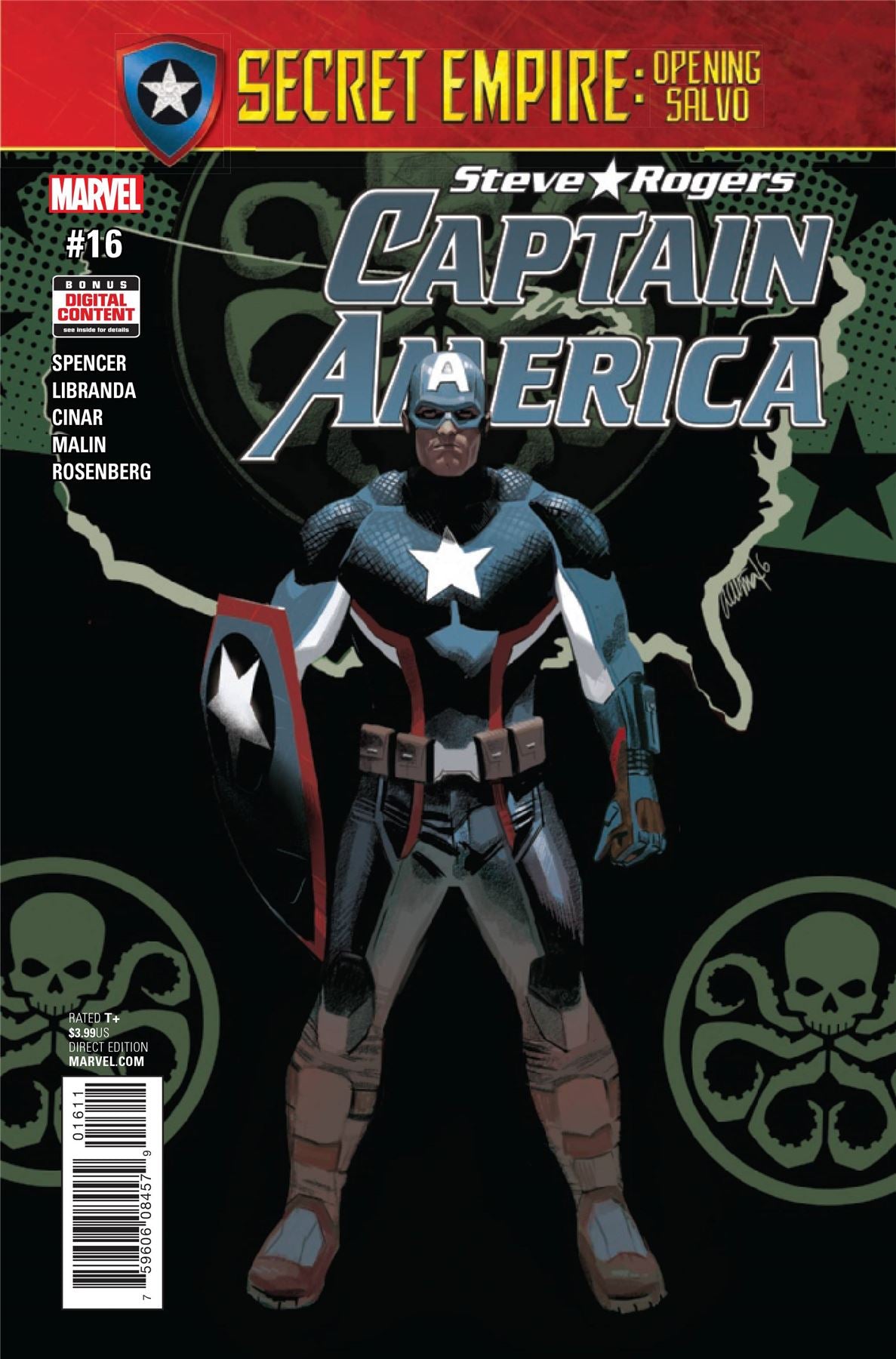 Captain America Steve Rogers #16 () Marvel Comics Comic Book