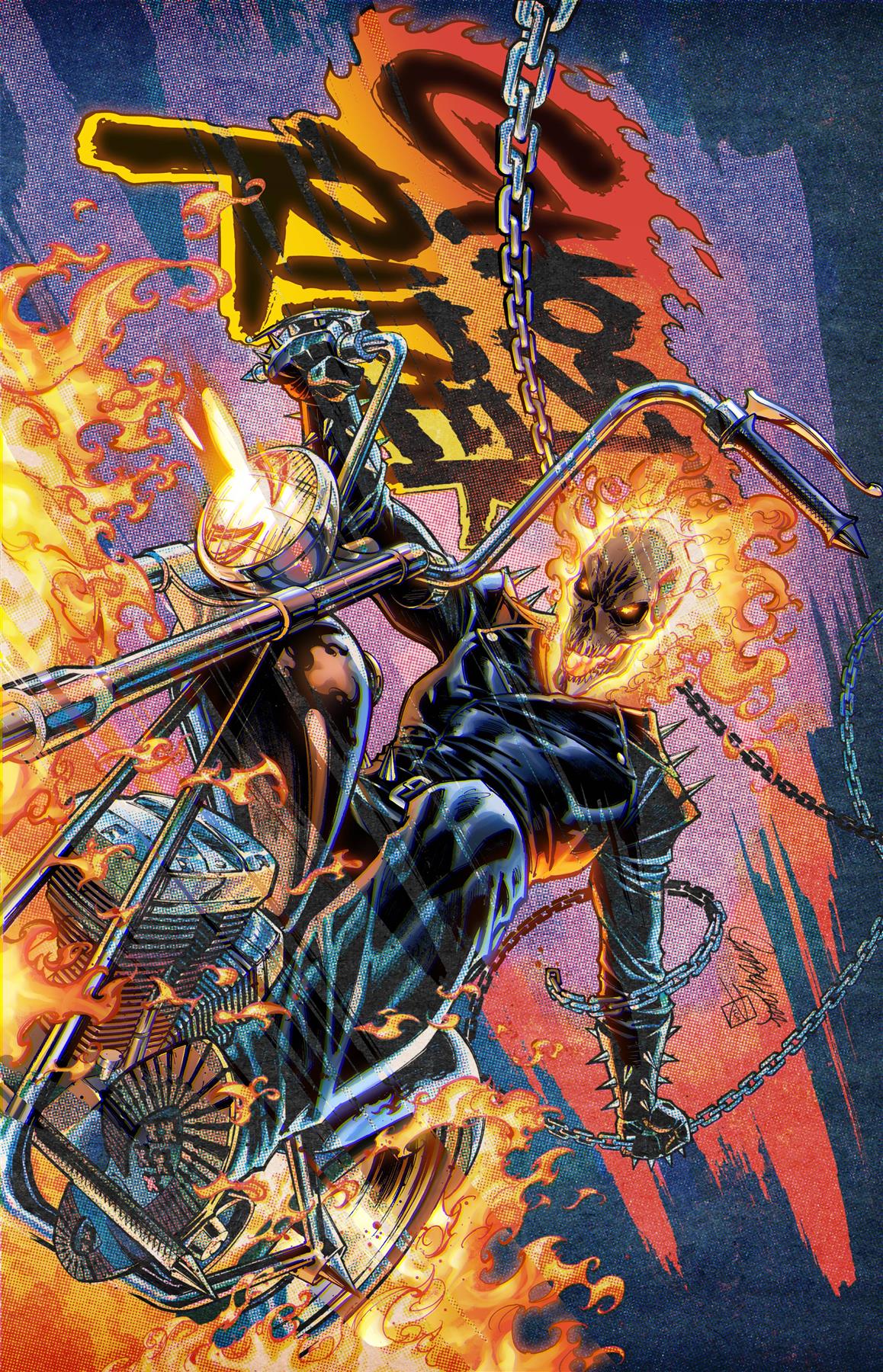 Ghost Rider #11 Js Campbell Anniversary Var (Js Campbell Anniversary Var) Marvel Prh Comic Book 2023