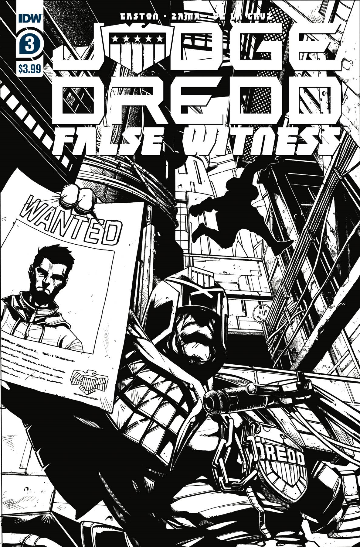 Judge Dredd False Witness #3 (Cvr A Zama) Idw Publishing Comic Book 2020