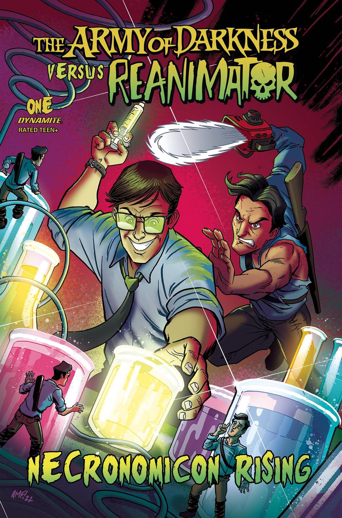 Army of Darkness Vs Reanimator Necronomicon Rising #1 Cvr A Fleecs Dynamite Comic Book