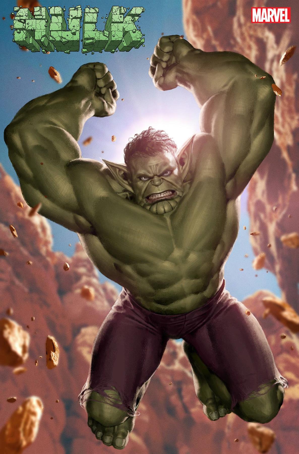 Hulk #7 Yoon Skrull Var (Yoon Skrull Var) Marvel Prh Comic Book 2022