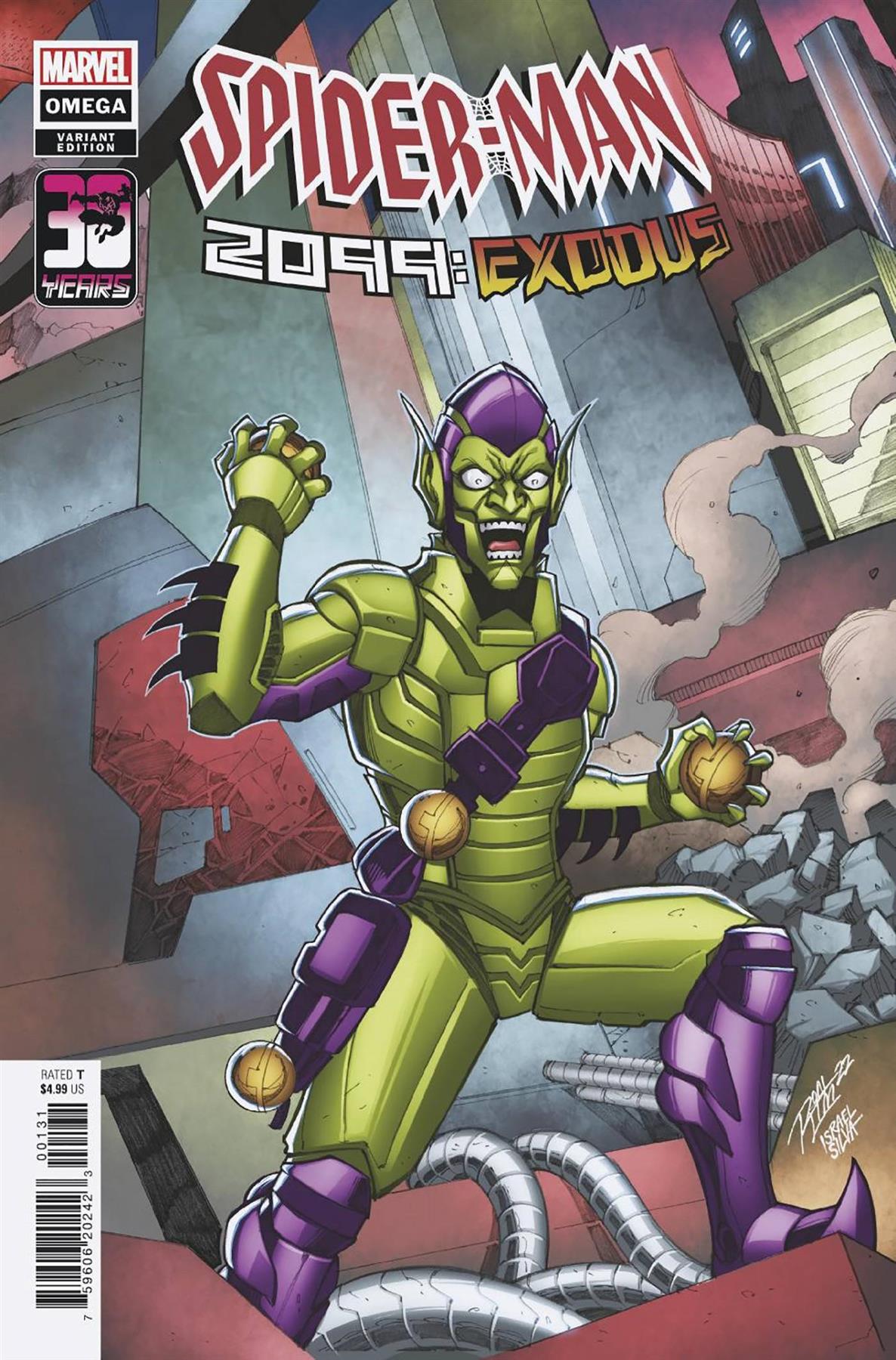 Spider-man 2099 Exodus Omega #1 Ron Lim Connecting Var () Marvel Prh Comic Book 2022