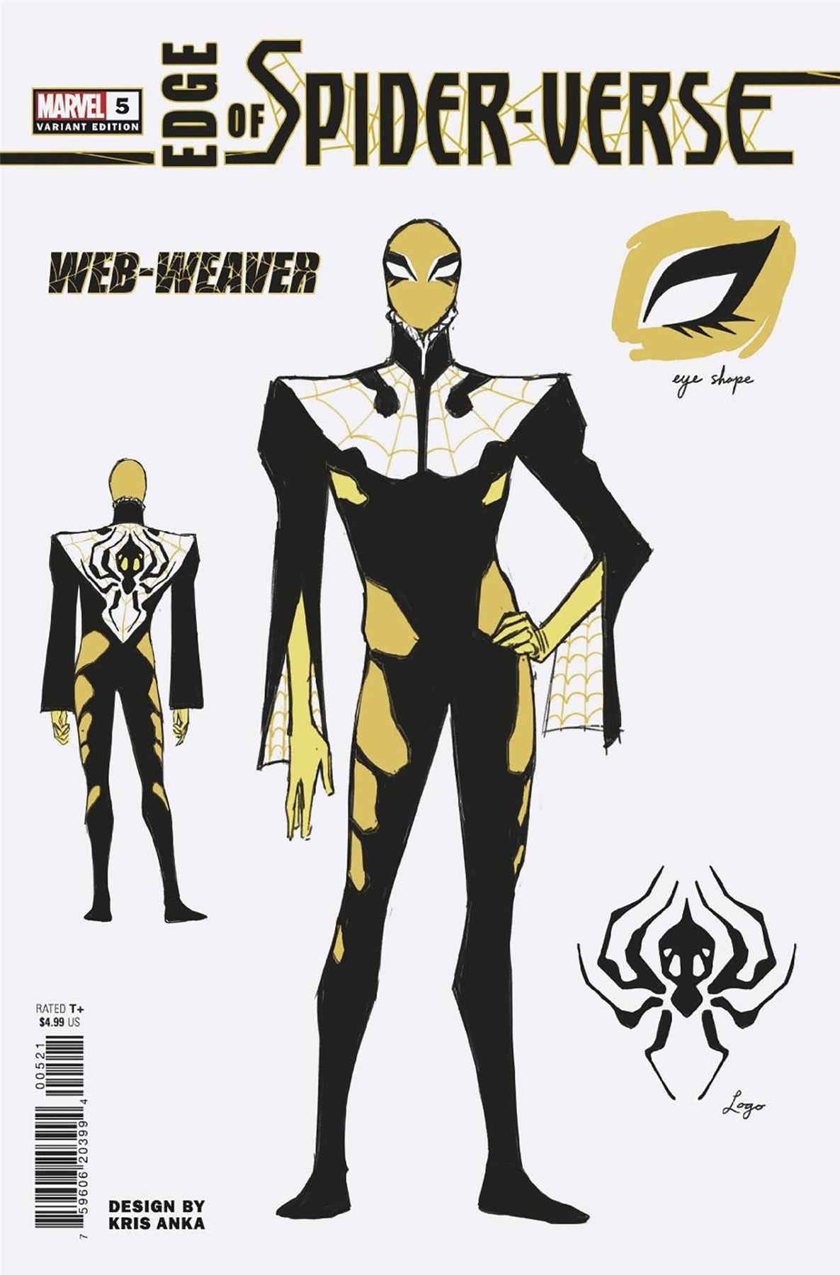 Edge Of Spider-verse #5 (10 Copy Incv Anka Design Var) Marvel Prh Comic Book 2022