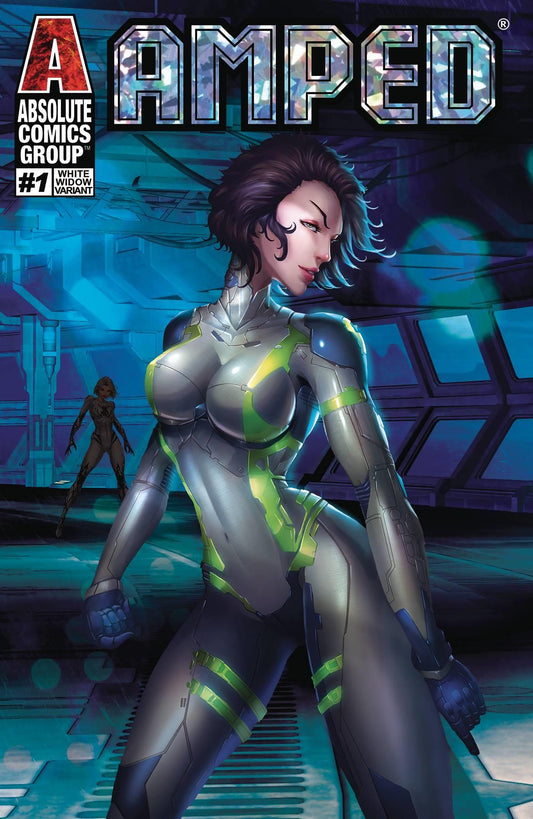 Amped #1 White Widow Cvr (White Widow Cvr) Red Giant Entertainment Comic Book