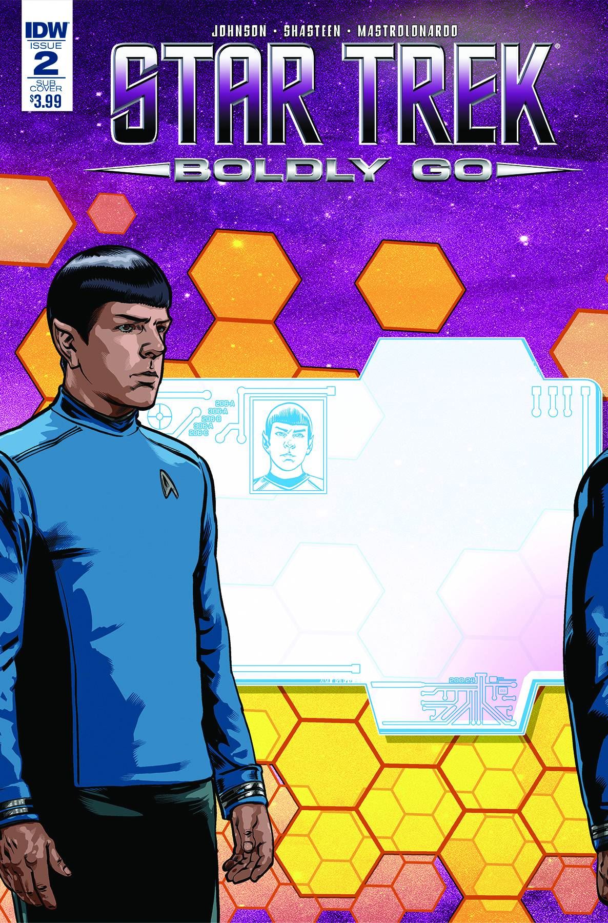 Star Trek Boldly Go #2 (Subscription Var) Idw Publishing Comic Book