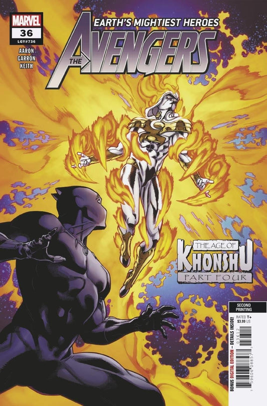 Avengers #36 2nd Ptg Var Marvel Comics Comic Book