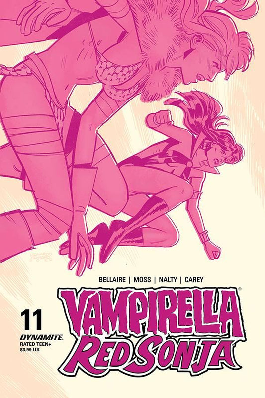 Vampirella Red Sonja #11 Cvr C Romero & Bellaire (Cvr C Romero & Bellaire) Dynamite Comic Book 2020