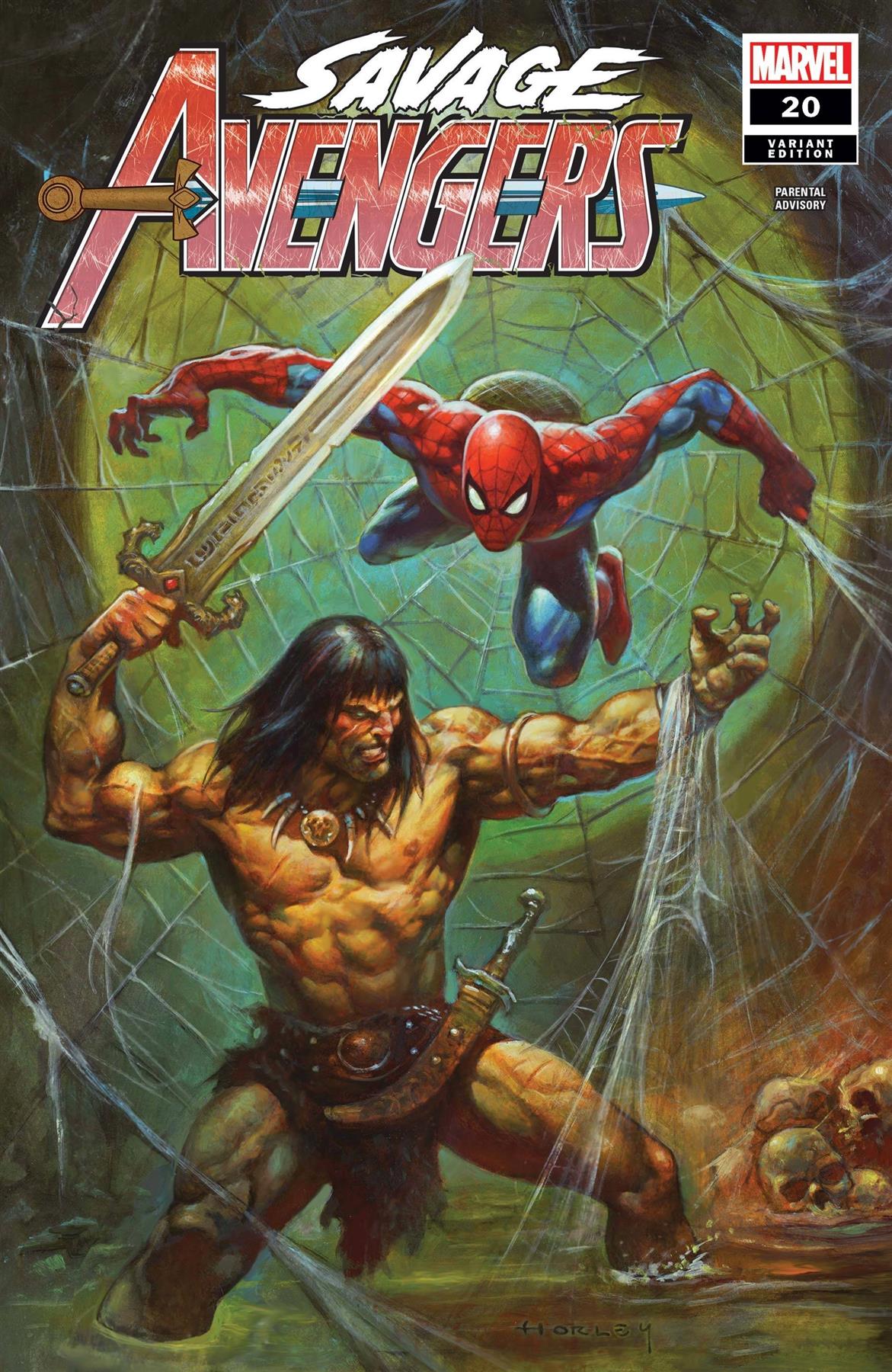 Savage Avengers #20 Horley Var Marvel Comics Comic Book