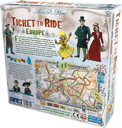 Ticket to Ride : Europe Board Game by Days of Wonder