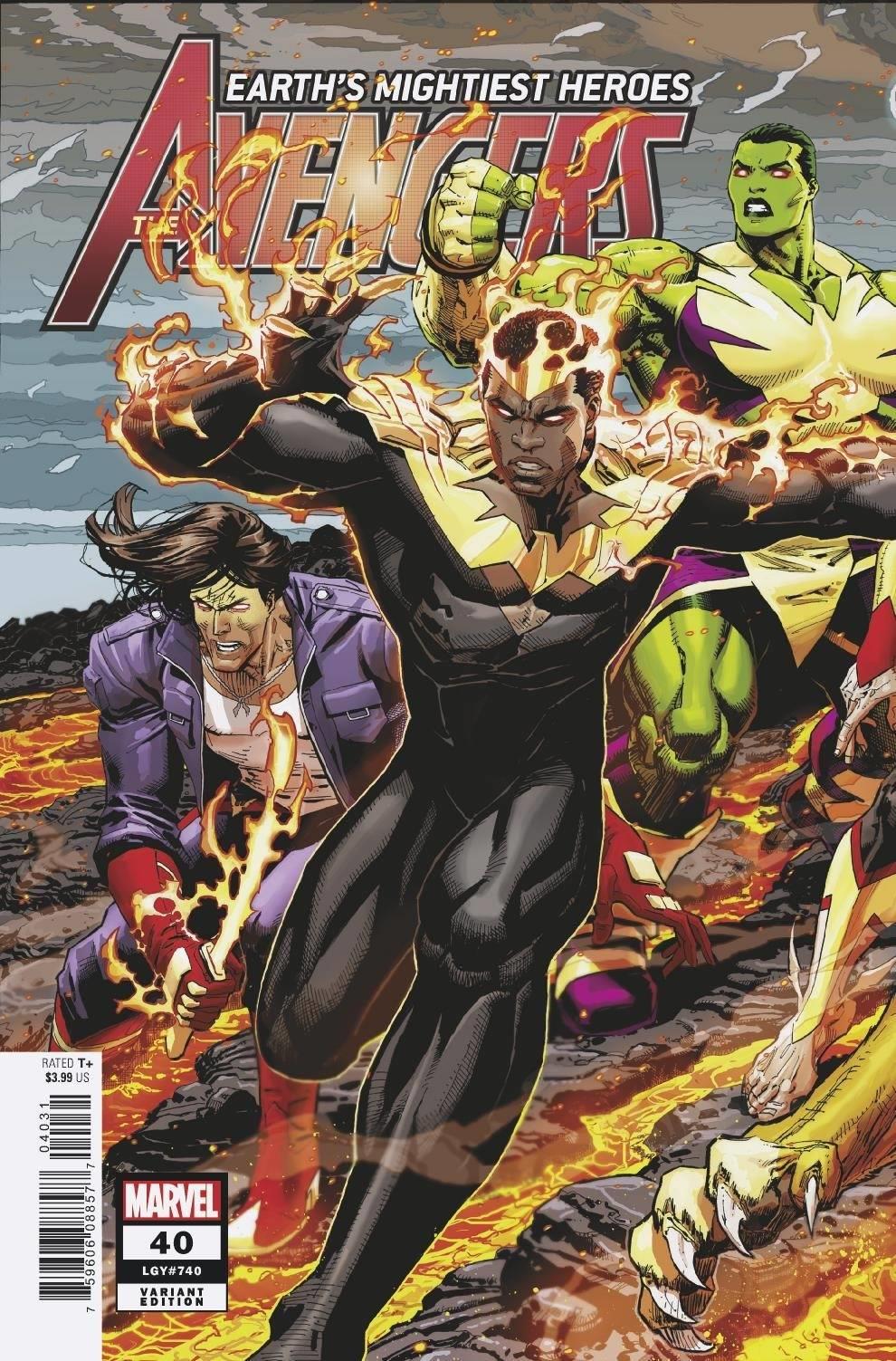 Avengers #40 Weaver Connecting Var Marvel Comics Comic Book