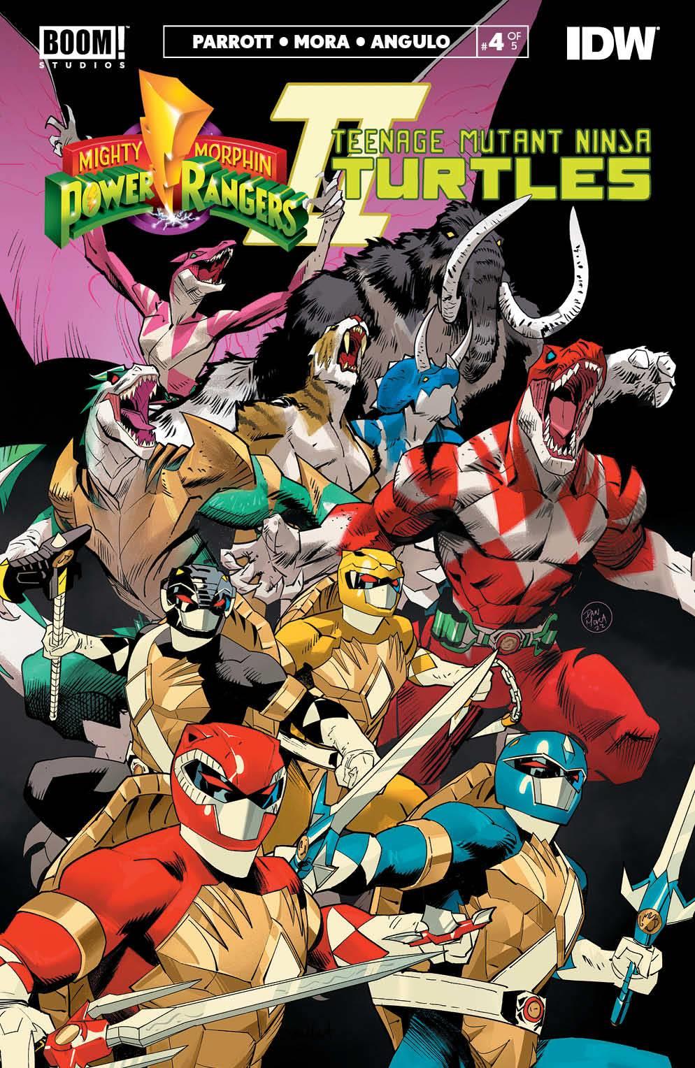 Mmpr Tmnt Ii #4 (Cvr A Mora) Boom! Studios Comic Book 2023