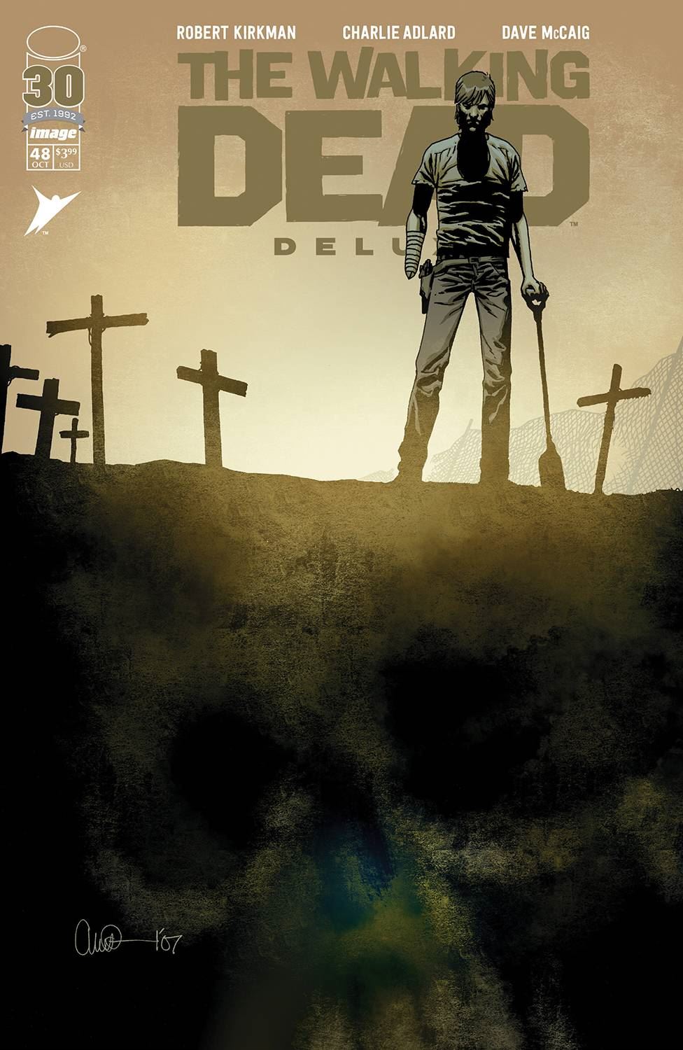 Walking Dead Dlx #48 Cvr B Adlard & Mccaig (Cvr B Adlard & Mccaig) Image Comics Comic Book 2022