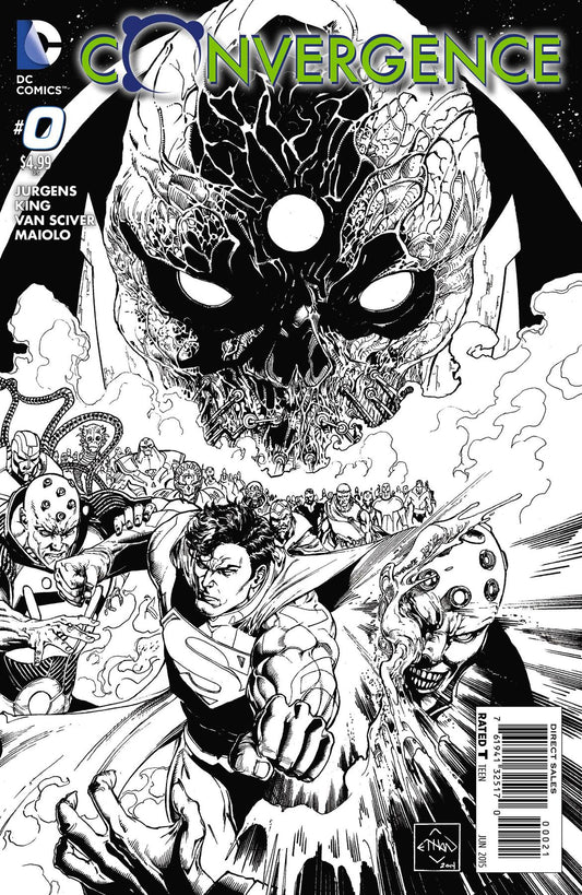 Convergence #0 Black & White Var Ed (Black & White Var Ed) DC Comics Comic Book