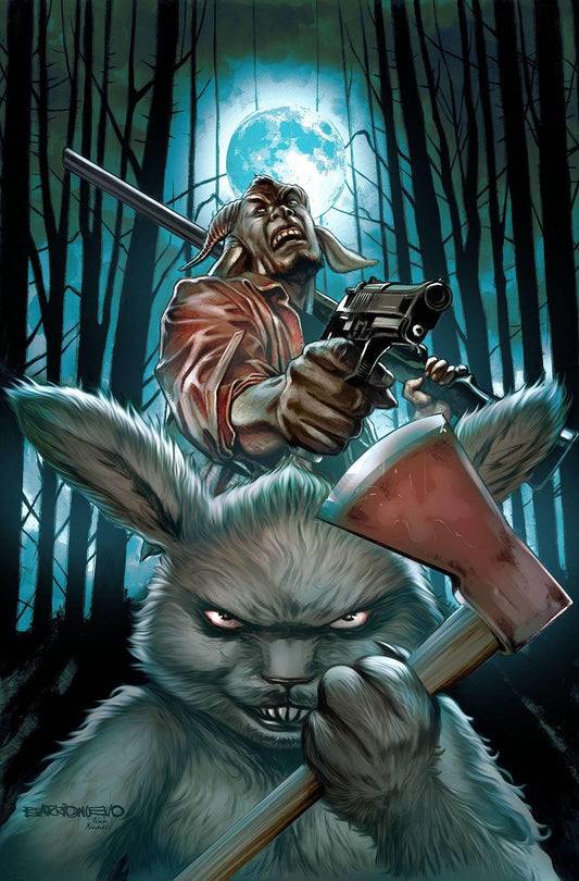 Man Goat & Bunnyman Green Eggs & Blam #1 Cvr A Barrionuevo Zenescope Entertainment Inc Comic Book