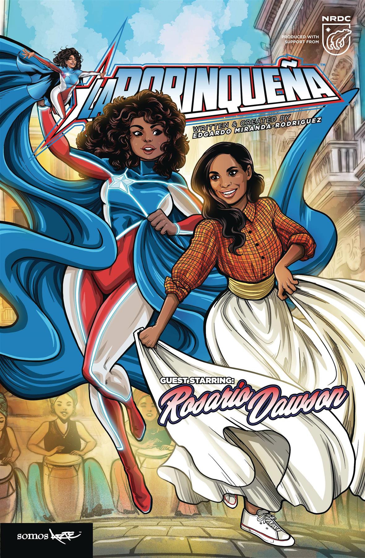 La Borinquena Starring Rosario Dawson Cvr F Vecchio Somos Arte, Llc Comic Book