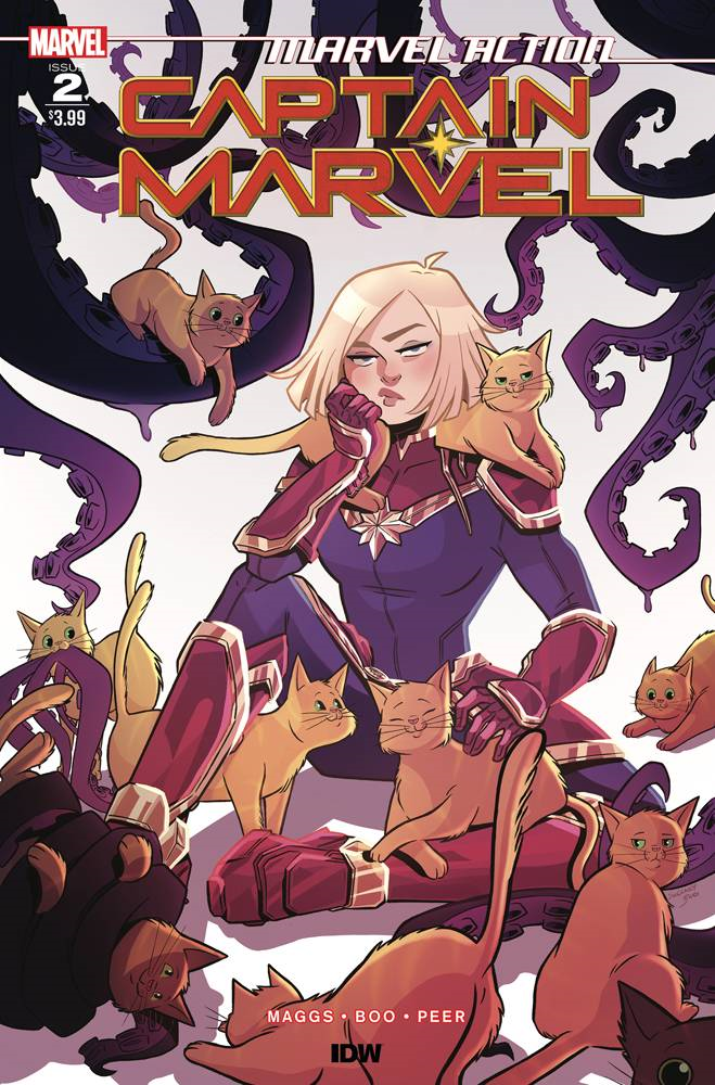 Marvel Action Captain Marvel #2 (Cvr A Boo) Idw Publishing Comic Book