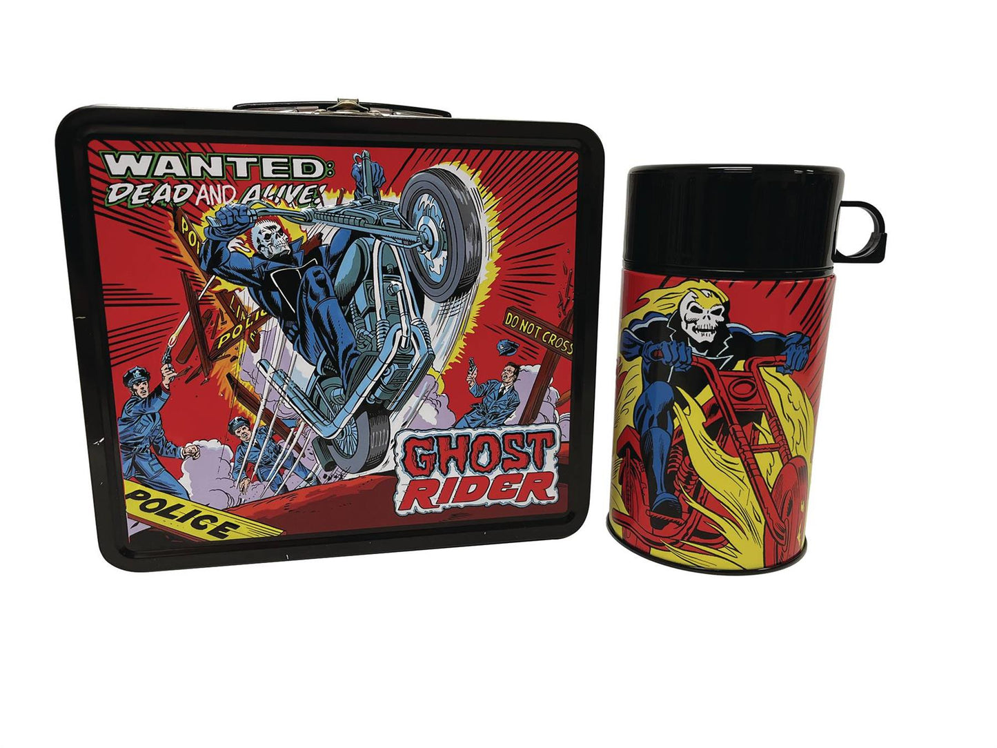 Tin Titans Marvel Ghost Rider Px Lunchbox & Bev Container (c