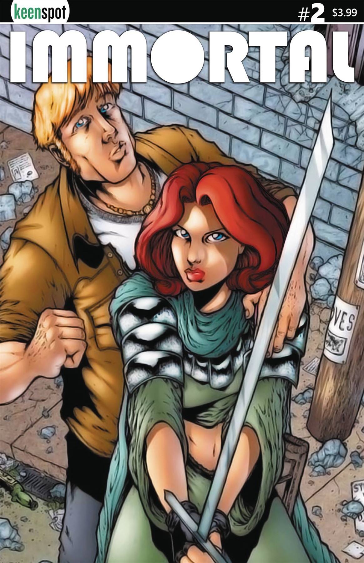 Immortal #2 Cvr A Gieni (Cvr A Gieni) Keenspot Entertainment Comic Book