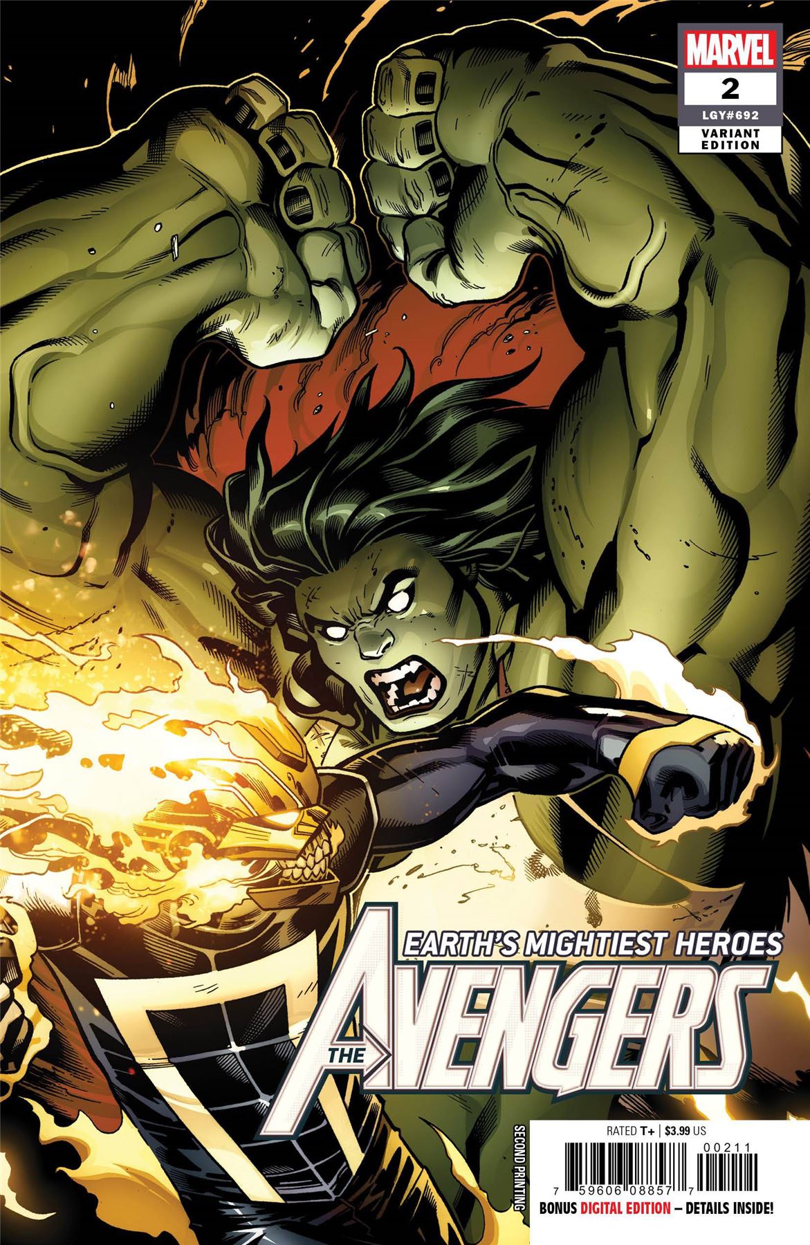 Avengers #2 2nd Ptg Mcguinness Var Marvel Comics Comic Book