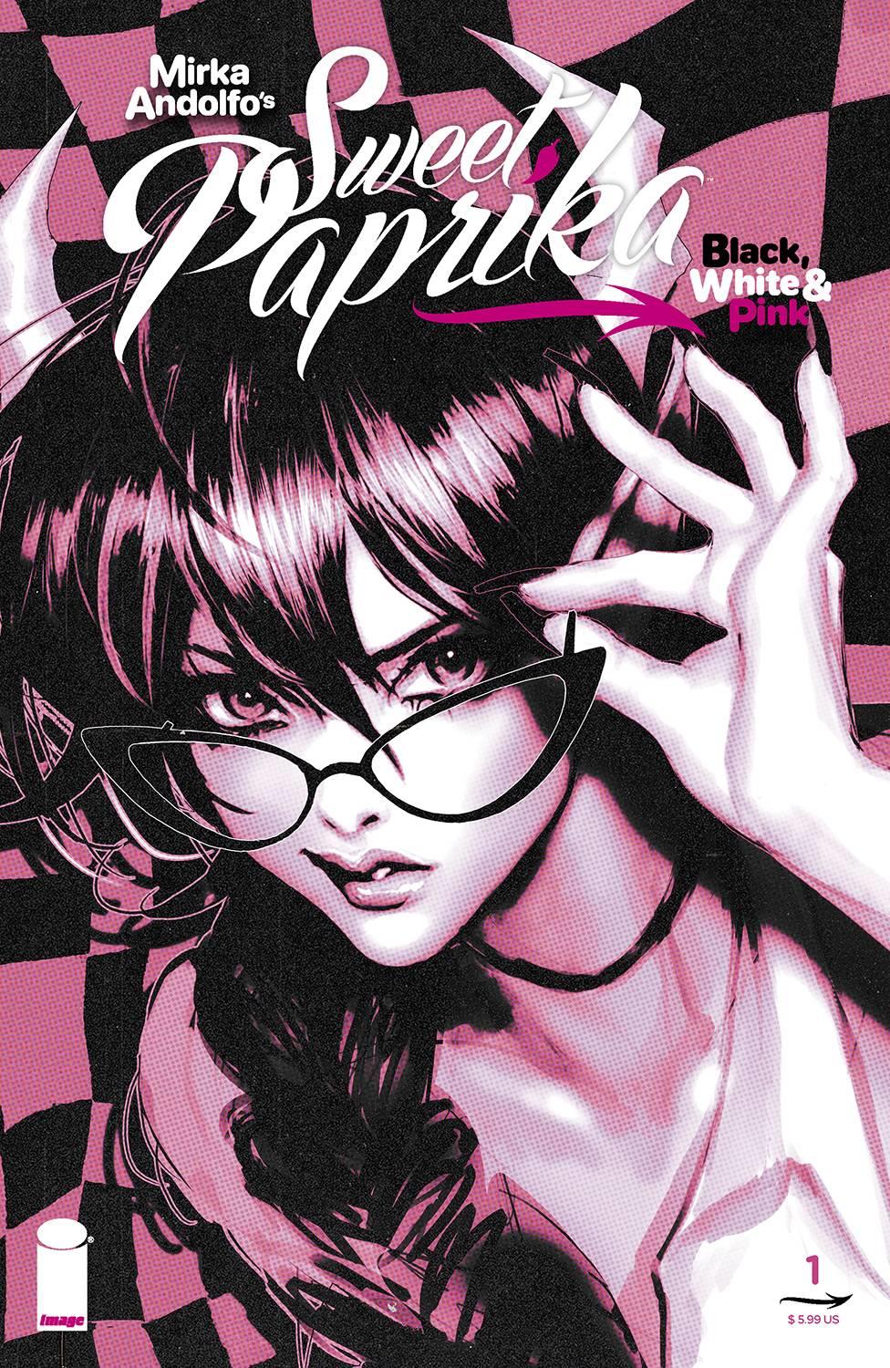 Sweet Paprika Black White & Pink (one Shot) Cvr C (mr) Image Comics Comic Book