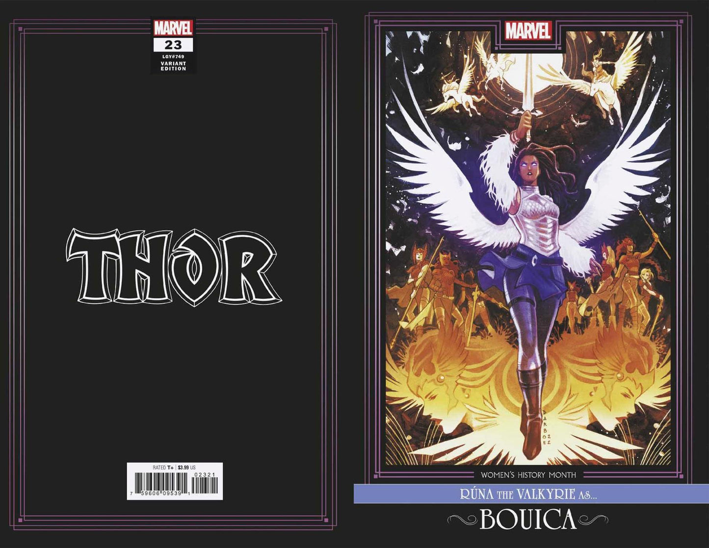 Thor #23 Womens History Var (Womens History Var) Marvel Prh Comic Book 2022