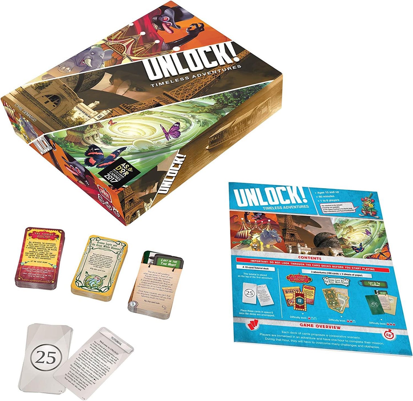 Unlock! Escape in a box - Timeless Adventures by Space Cowboys