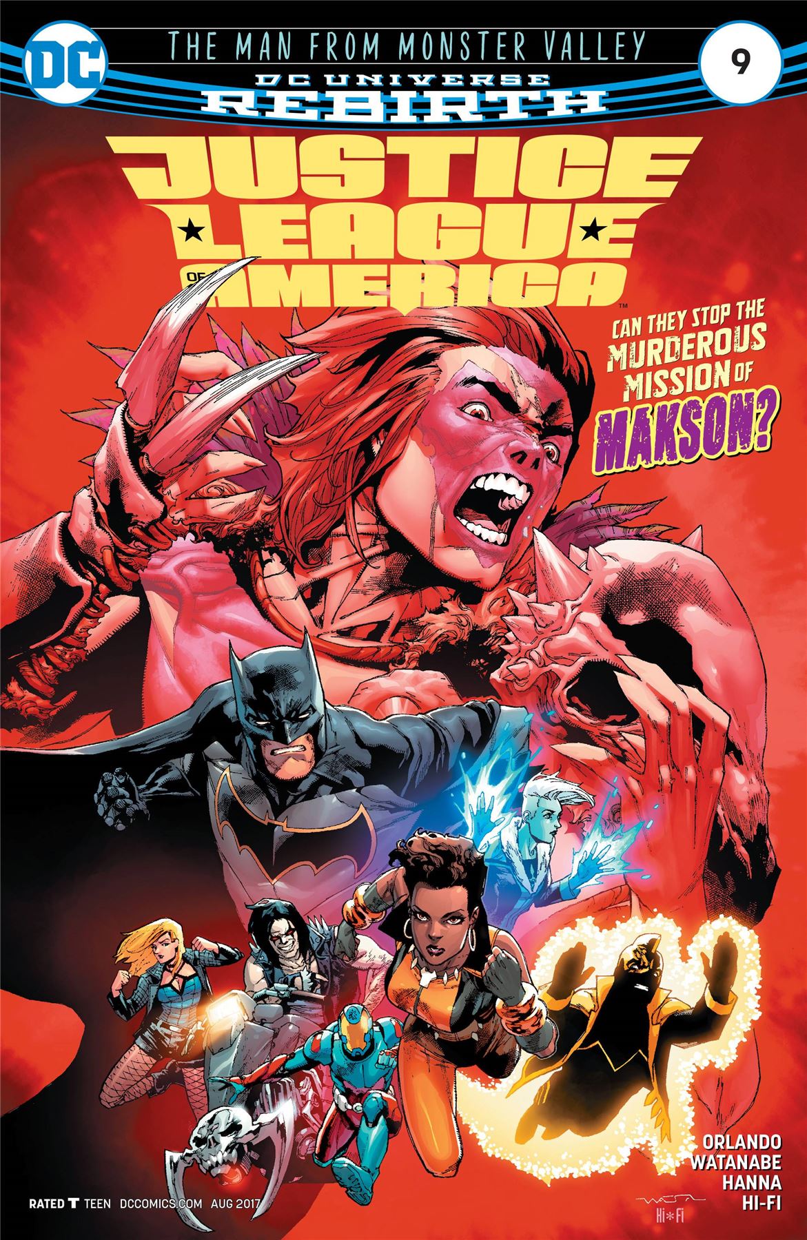 Justice League Of America #9 DC Comics Comic Book