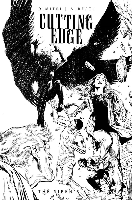 Cutting Edge Sirens Song #1 Cvr C Guice B&w (Cvr C Guice B&w) Titan Comics Comic Book 2020