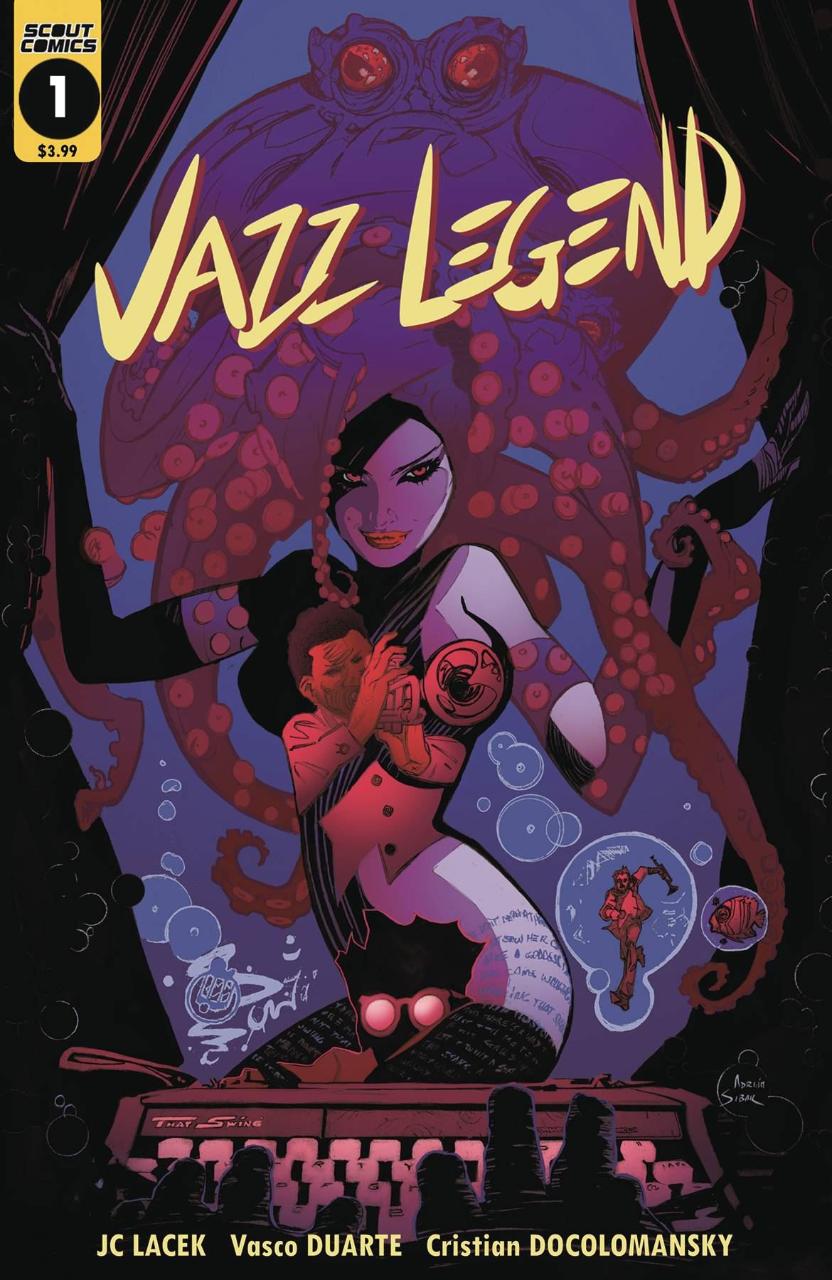 Jazz Legend #1 Scout Comics Comic Book