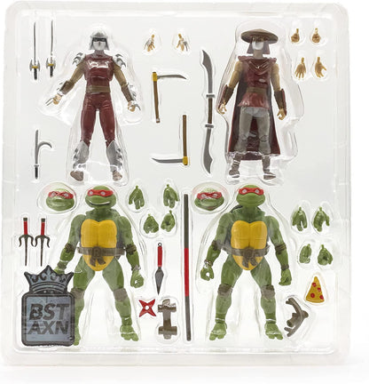 Bst Axn Tmnt Classic Comic Px Action Figure 4pc Box Set 2