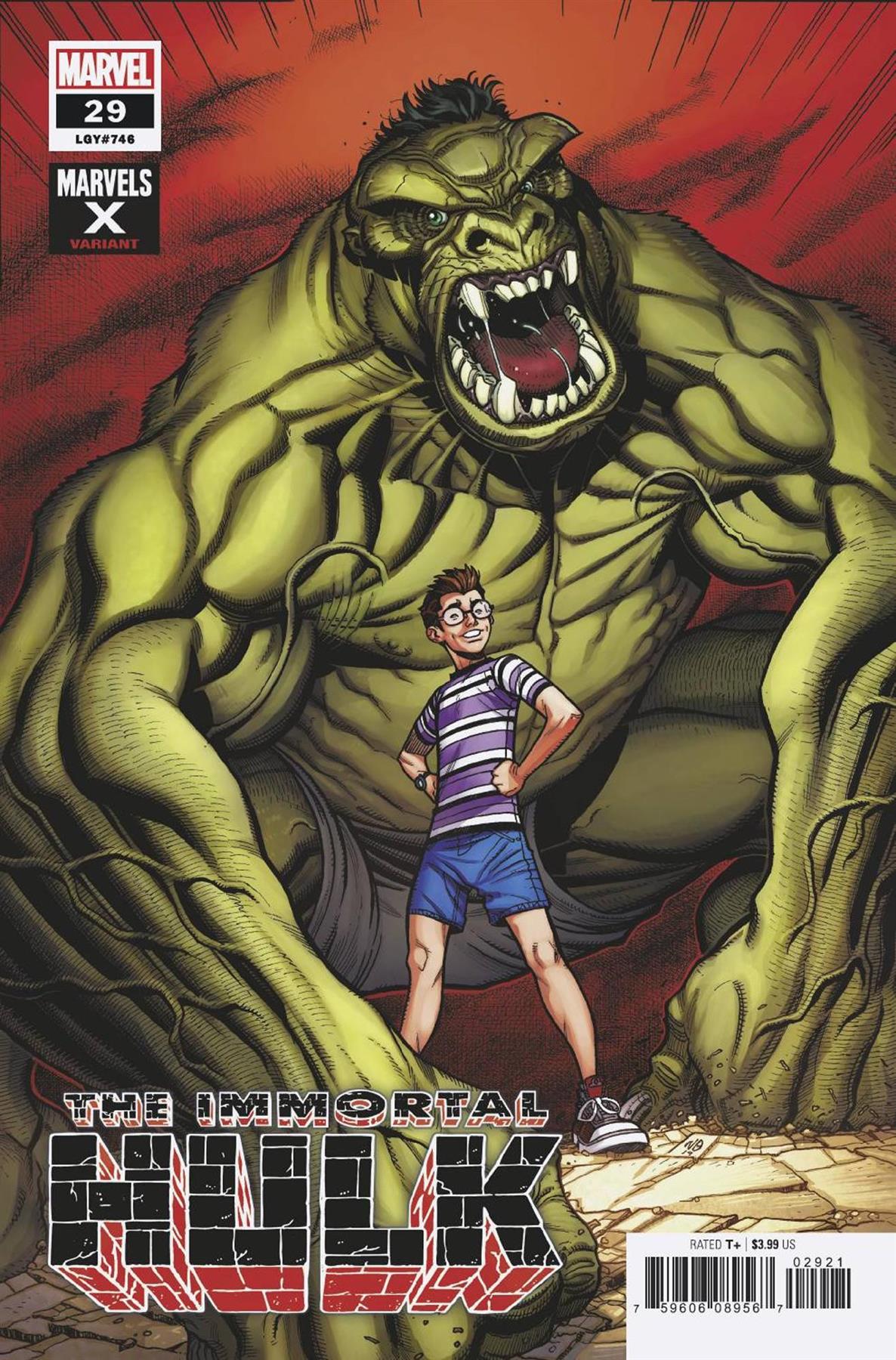 Immortal Hulk #29 Bradshaw Marvels X Var (Bradshaw Marvels X Var) Marvel Comics Comic Book