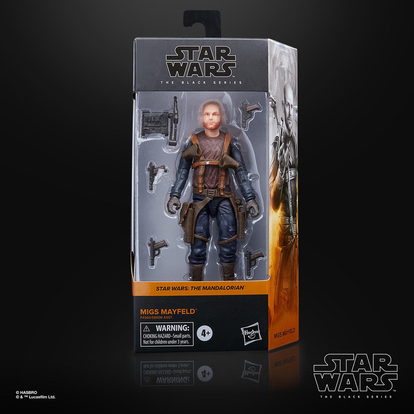 Sstar Wars Mand Black 6in Migs Mayfield Action Figure