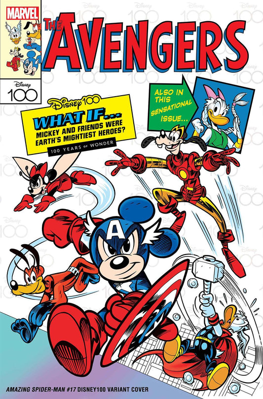 Amazing Spider-man #17 Pastrovicchio Disney100 Var Marvel Prh Comic Book
