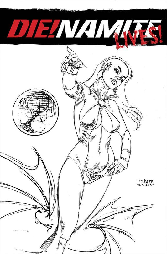 Die!namite Lives #2 Cvr G 20 Copy Incv Linsner Pencil Art Dynamite Comic Book