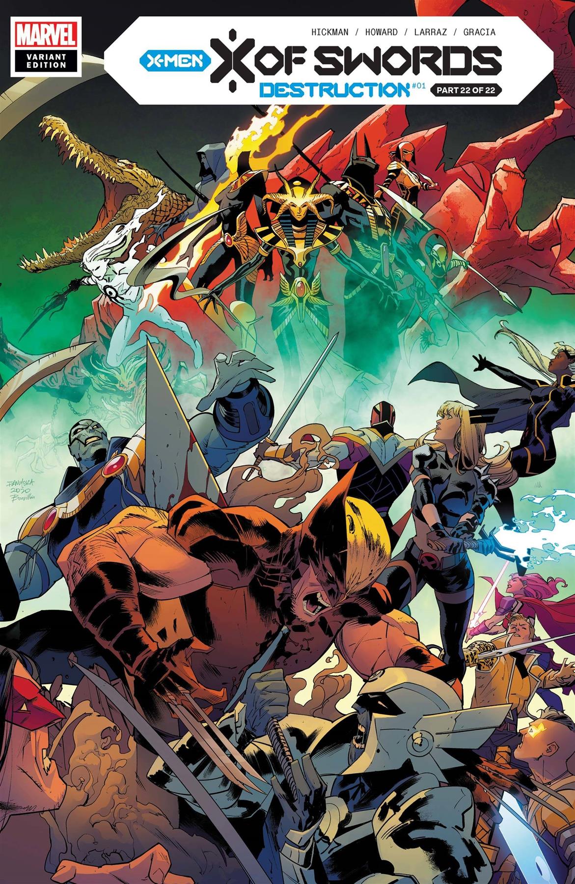 X Of Swords Destruction #1 Artist C Var (1:25) Marvel Comics Comic Book 2020