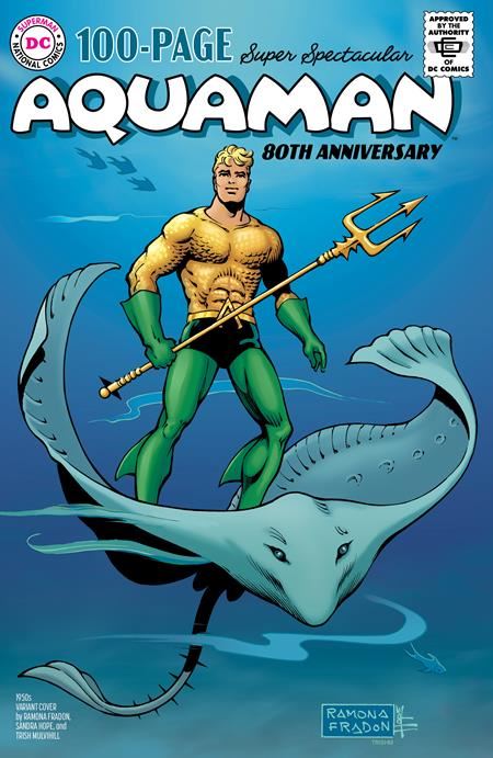 Aquaman 80th Anniversary 100-page Super Spectacular #1 (one Shot) Cvr C Ramona Fradon & Sandra Hope 1950s Var DC Comics Comic Book