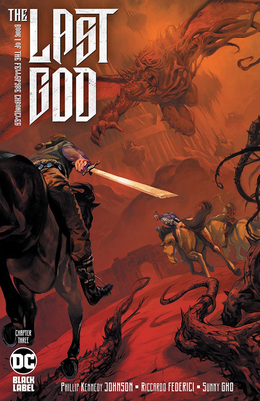 LAST GOD #3 (2ND PTG RECOLORED VAR) DC Comics Comic Book