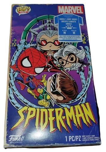 Funko Pop Tee Marvel SPIDER-MAN Boxed Tee Extra Large T-Shirt FACTORY SEALED In Hand