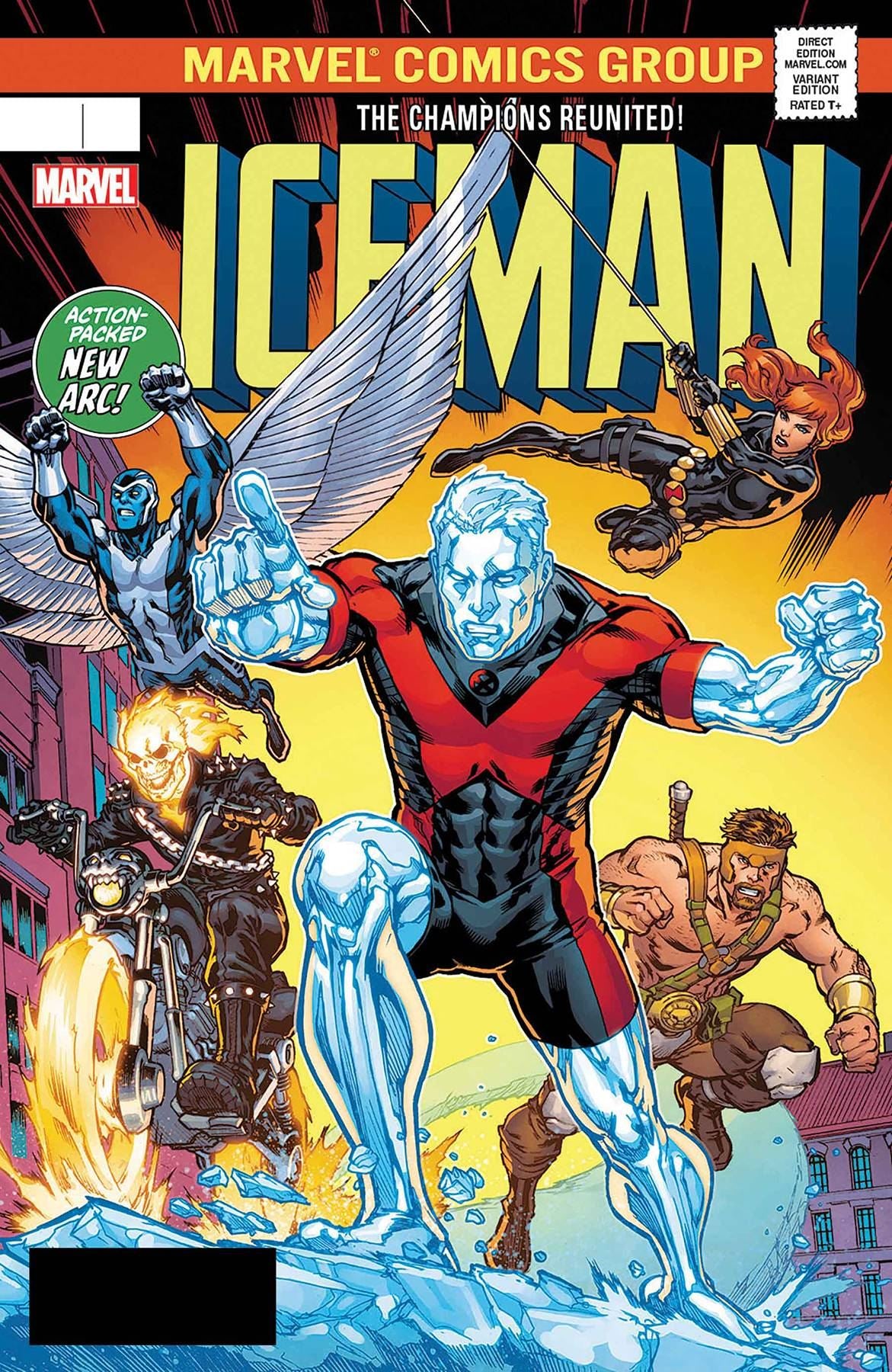 Iceman #6 Ryan LENTICULAR Var Leg Marvel Comics Comic Book