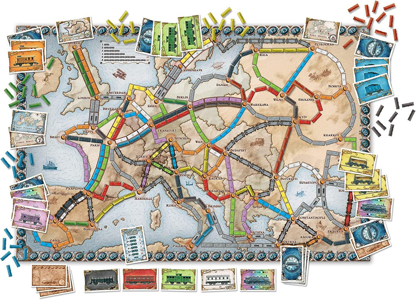 Ticket to Ride : Europe Board Game by Days of Wonder