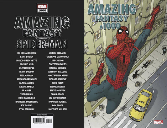 Amazing Fantasy #1000 2nd Ptg Mcniven Var Marvel Prh Comic Book