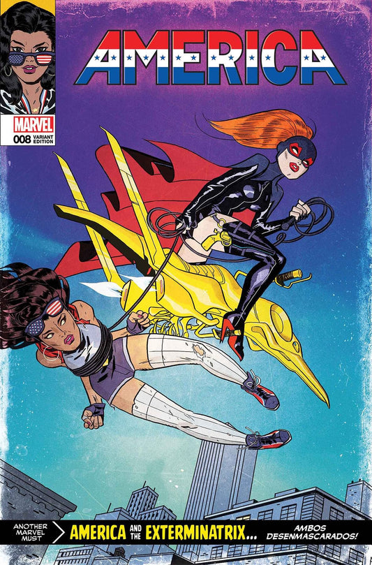 America #8 Caldwell Lh Var Leg (Caldwell Lh Var Leg) Marvel Comics Comic Book