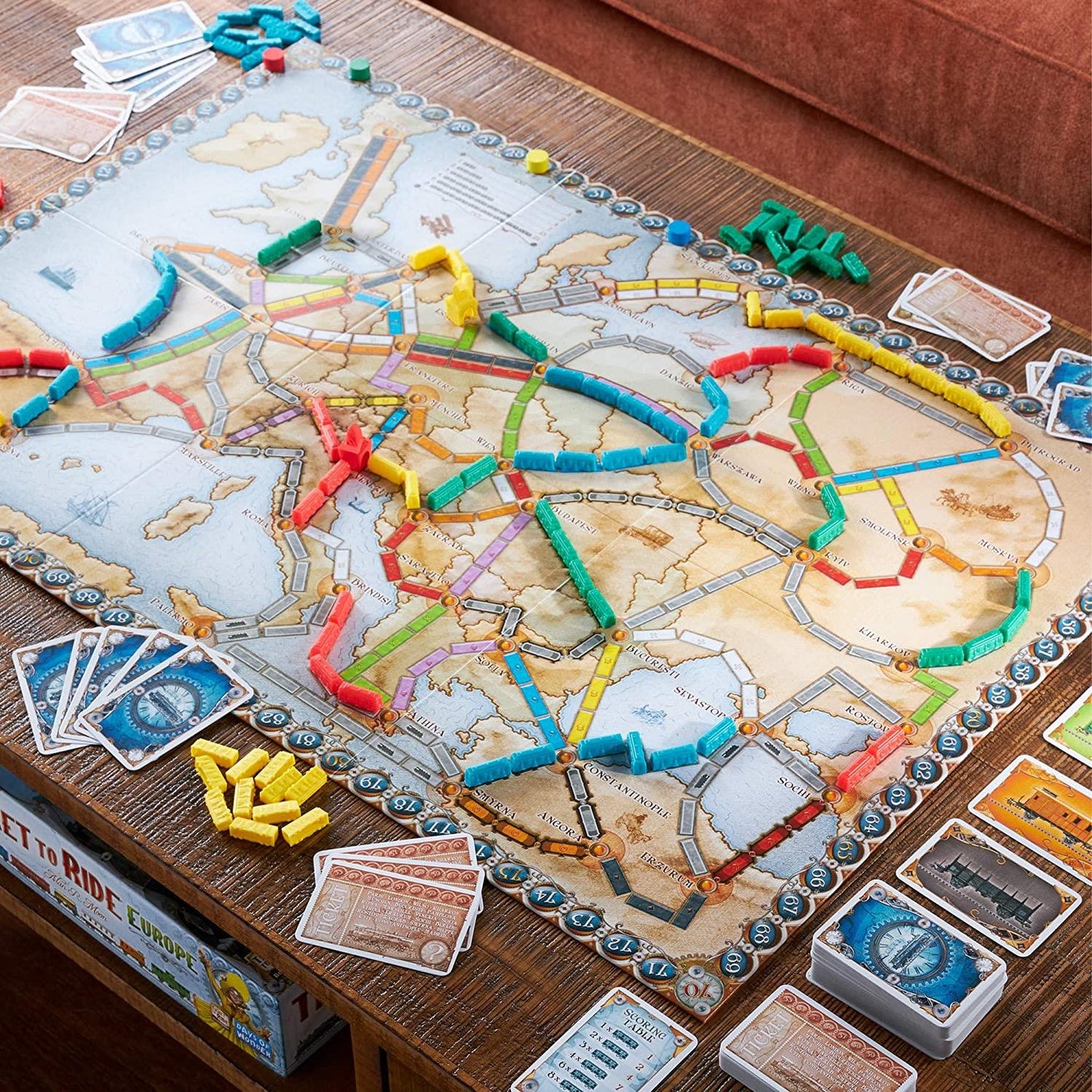 Ticket to Ride : Europe Board Game by Days of Wonder
