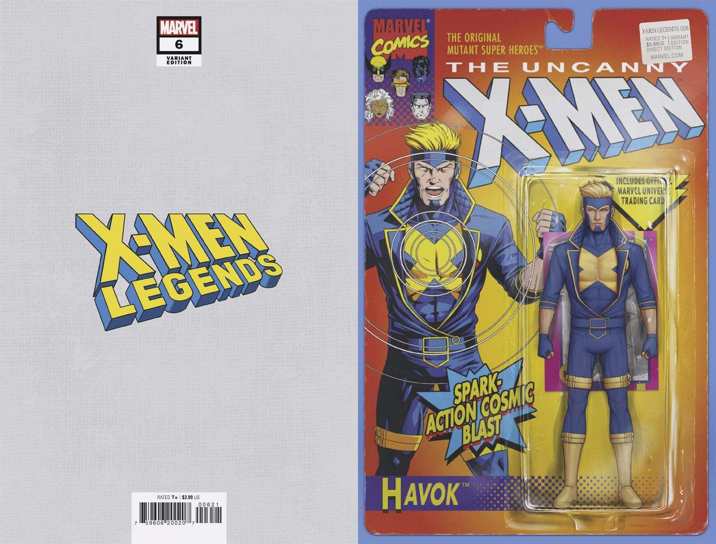 X-men Legends #6 Christopher Action Figure Var Marvel Comics Comic Book