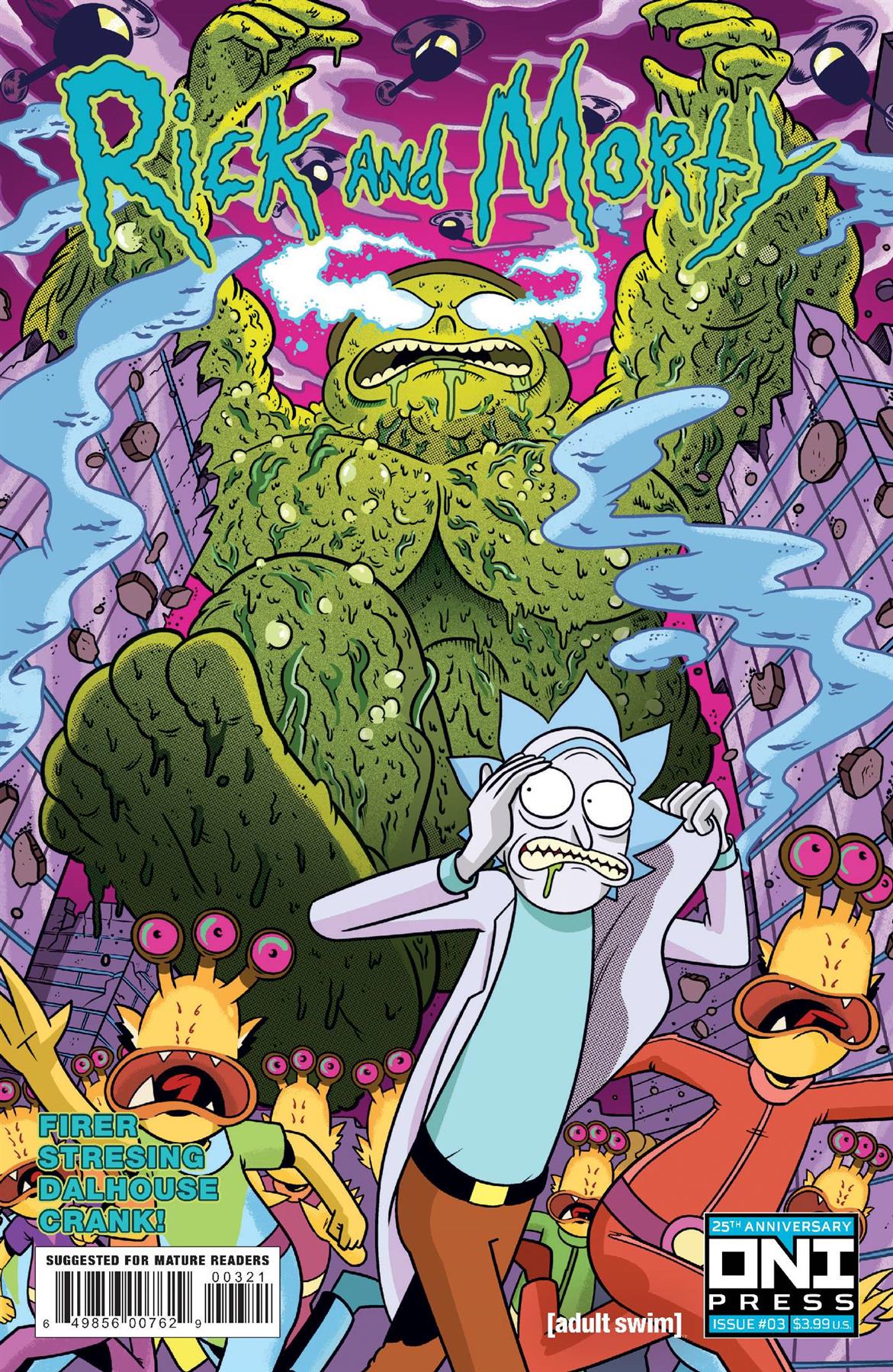 Rick And Morty #3 Cvr B Ellerby (Cvr B Ellerby) Oni Press Inc. Comic Book 2023
