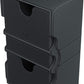 Stronghold Deck Box 200+  Black   TCG Gamegenic