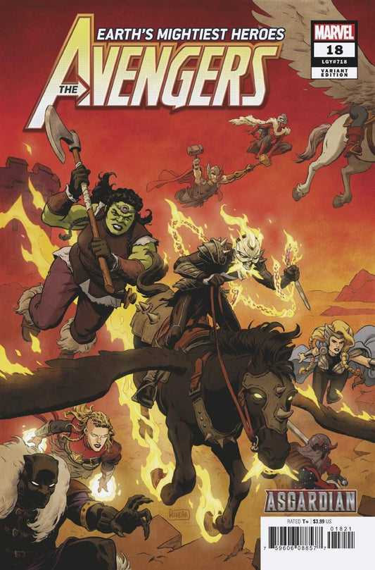 Avengers #18 (Rivera Asgardian Var) Marvel Comics Comic Book