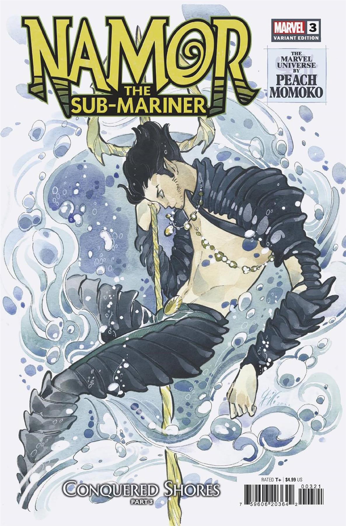 Namor Conquered Shores #3 (Momoko Var) Marvel Prh Comic Book 2022